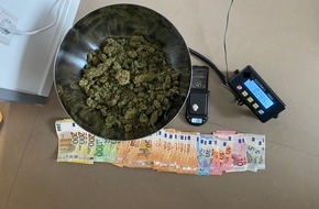Polizei Düsseldorf: POL-D: Zeugen melden lauten Streit in Lierenfeld: Polizei betritt Wohnung und findet Cannabis und Kokain - Über 4.000 Euro mögliches Dealgeld sichergestellt
