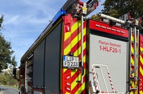 Feuerwehr Detmold: FW-DT: Verkehrsunfall mit zwei PKW