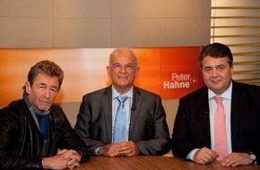 ZDF: Sigmar Gabriel bei "Peter Hahne" im ZDF: "Die ersten 20 Artikel unseres Grundgesetzes sind unsere Leitkultur" (FOTO)