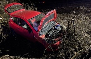 Polizeiinspektion Rotenburg: POL-ROW: ++ Verkehrsunfall zwischen Scheeßel und Rotenburg (B75): Zeugen gesucht ++