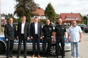 Polizeiinspektion Emsland/Grafschaft Bentheim: POL-EL: Spelle - Landtagsabgeordnete besuchen Polizeistation