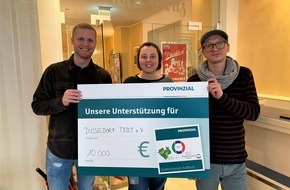 Provinzial Holding AG: 10.000 Euro für Düsseldorf teilt e.V. –  Provinzial unterstützt Geflüchtete aus der Ukraine