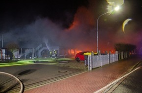 Kreisfeuerwehrverband Rendsburg-Eckernförde: FW-RD: Unruhiger Jahreswechsel für die Feuerwehren im Kreis Rendsburg-Eckernförde