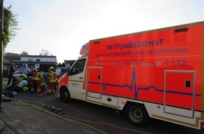 Feuerwehr Heiligenhaus: FW-Heiligenhaus: Kind eingeklemmt (Meldung 12/2020)