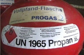 Polizeiinspektion Hameln-Pyrmont/Holzminden: POL-HM: Diebstahl von Gasflaschen zum Teil aufgeklärt