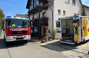 Freiwillige Feuerwehr Reichenau: FW Reichenau: Personenrettung zur Unterstützung Rettungsdienst, Reichenau-Niederzell, 13.08.2023
