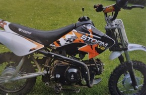 Kreispolizeibehörde Kleve: POL-KLE: Kleve - Motorcrossbike aus Keller entwendet