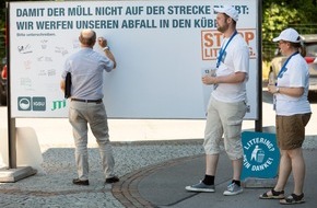 IG saubere Umwelt IGSU: Medienmitteilung: «Gunzgen: Mit Unterschriften gegen Littering auf der Autobahn»