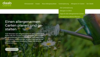 Deutscher Allergie- und Asthmabund e.V.: Allergien im Garten: Neue Internetseite hilft bei der Gestaltung und Auswahl geeigneter Pflanzen