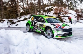 Skoda Auto Deutschland GmbH: Arctic Rallye Finnland: WRC2-Tabellenführer Andreas Mikkelsen trifft im ŠKODA FABIA Rally2 evo auf starke Konkurrenz