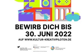 u-institut für unternehmerisches Denken und Handeln / Projekt: Kultur- und Kreativpiloten Deutschlan: Deutschland sucht Kreativunternehmer*innen! / Bewerbungsphase der Kultur- und Kreativpilot*innen geht noch bis zum 30. Juni