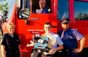 Polizeiinspektion Rotenburg: POL-ROW: Feuerwehr zu Gast beim Fernfahrerstammtisch