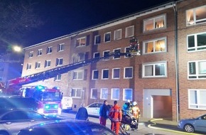 Feuerwehr Bremerhaven: FW Bremerhaven: Küchenbrand in Bremerhaven Mitte-Süd: eine verletzte Person