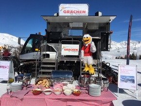 Eröffnung des grössten topmodernen Familien-Bergrestaurants der Schweiz in Grächen