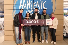 Hanseatic Bank: 10.000 Euro für Hanseatic Help