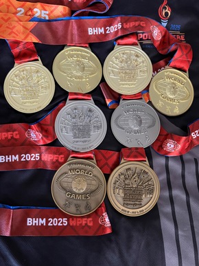 HZA-R: Zöllnerin aus Hof holt acht Medaillen bei den World Police and Fire Games in Birmingham - Susanne Reink glänzt erneut auf internationaler Bühne mit viermal Gold, zweimal Silber und zweimal Bronze