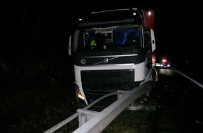 Polizeipräsidium Westpfalz: POL-PPWP: LKW- Unfall BAB 6