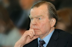 ZDF: ZDF-Intendant Bellut würdigt Karl-Günther von Hase / Ehemaliger Intendant wird 100 (FOTO)