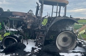 Polizei Düren: POL-DN: Traktor brennt aus