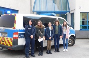 Polizeidirektion Mayen: POL-PDMY: Girls Day bei der Polizei Cochem