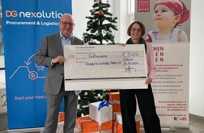 DG Nexolution eG: 10.000 Euro für soziale Organisationen