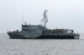 Presse- und Informationszentrum Marine: Minenjagdboot "Weilheim" kehrt nach Einsatz unter NATO- und EU-Kommando zurück