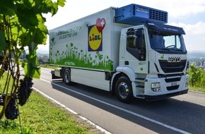 LIDL Schweiz: 100'000 km - Lidl Schweiz fährt Rekord in der E-Logistik ein
