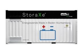 ads-tec GmbH: 20 Fuß-Container auf der Intersolar 2012 - Netzstabilisierung und Energy Storage von ads-tec (BILD)