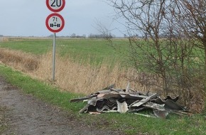 Polizeiinspektion Cuxhaven: POL-CUX: Illegale Entsorung von Abfällen