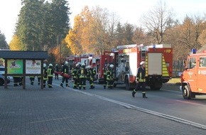 Feuerwehr Kirchhundem : FW-OE: Großübung im Panorama Park