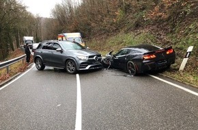 Polizeidirektion Pirmasens: POL-PDPS: Verkehrsunfall mit leicht Verletzten und hohem Sachschaden