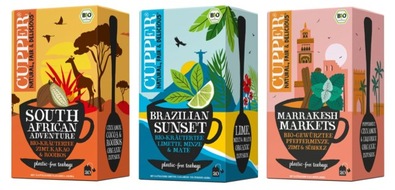 Allos Hof-Manufaktur: Presseinfo: Die neuen Ländertees von Cupper Teas – Marrakesh Markets, Brazilian Sunset & South African Adventure