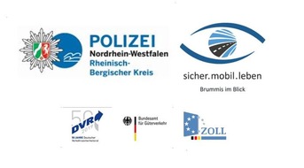 Polizei Rheinisch-Bergischer Kreis: POL-RBK: Bergisch Gladbach - Bilanz zur Verkehrssicherheitsaktion #sichermobilleben. - Brummis im Blick