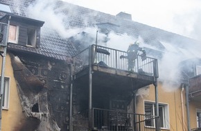 Feuerwehr Essen: FW-E: Mehrfamilienhaus nach Brand teilweise unbewohnbar - keine Verletzten