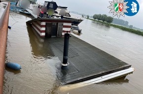 Polizei Duisburg: POL-DU: Leverkusen/Duisburg: Hausboot gesunken - niemand verletzt