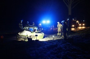 Feuerwehr Kleve: FW-KLE: Verkehrsunfall an der Engelsstraße mit einer verletzten Person