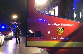 Feuerwehr Voerde: FW Voerde: Drei parallele Brandstellen in Voerde
