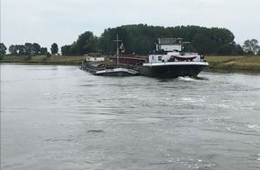 Polizeiinspektion Nienburg / Schaumburg: POL-NI: Nienburg/Verden-Binnenschiff blockiert Weser