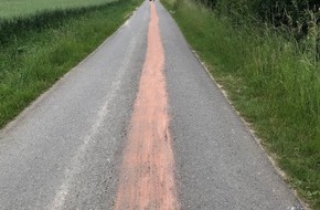 Freiwillige Feuerwehr Lügde: FW Lügde: Feuerwehr beseitigt Ölspur