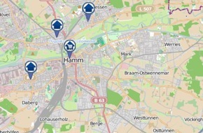 Polizeipräsidium Hamm: POL-HAM: Wohnungseinbruchs-Radar für die Woche vom 17. bis zum 23. September 2018