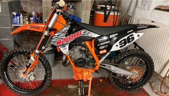 Polizeidirektion Kaiserslautern: POL-PDKL: Motocross-Maschine entwendet