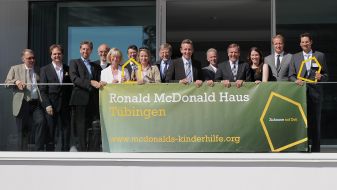 McDonald's Kinderhilfe Stiftung: McDonald's Kinderhilfe Stiftung eröffnet erstes Ronald McDonald Haus Baden-Württembergs in Tübingen (mit Bild)
