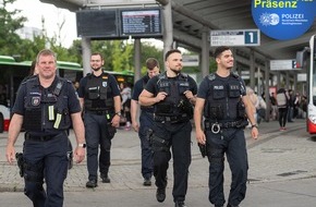 Polizeipr&auml;sidium Recklinghausen: POL-RE: Marl: "Pr&auml;senzPlus" am ZOB - Ein Plus an Sicherheit f&uuml;r Marl