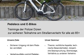 Polizei Düren: POL-DN: Senioren mit Pedelecs gestürzt