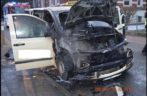 Polizeiinspektion Nienburg / Schaumburg: POL-NI: Taxi ausgebrannt