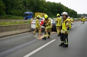 Feuerwehr Ratingen: FW Ratingen: Verkehrsunfall BAB 3