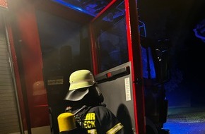 Feuerwehr Schermbeck: FW-Schermbeck: Elektroanlagenbrand