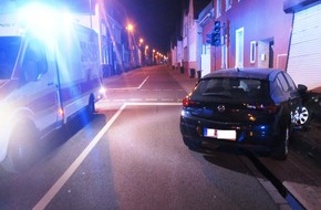 Polizeidirektion Worms: POL-PDWO: Betrunken in Hauswand gerast