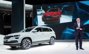 Skoda Auto Deutschland GmbH: SKODA auf der IAA in Frankfurt mit drei attraktiven SUVs und der Studie VISION E (FOTO)