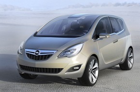 Opel Automobile GmbH: Weltpremiere von Opel auf dem 78. Genfer Automobilsalon / Meriva Concept: Dynamisches Design und innovatives Türkonzept